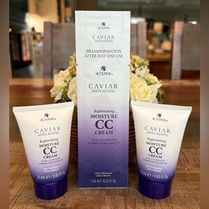 NEW Alterna CAVIAR Replenishing MOISTURE CC CREAM for Hair DUO + **BONUS**